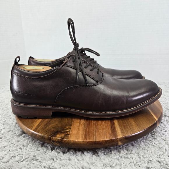 Mark Nason Ottomatic G&T Brown Leather Plain Toe Lugged Sole Oxford Mens 11 - Picture 4 of 13
